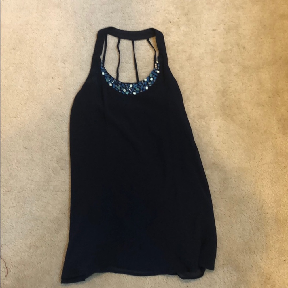 Navy blue party dress in size S